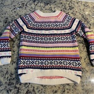 Girl winter sweater